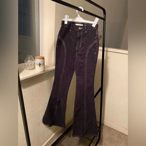 Black 90’s style Flare jeans/Black/Pacsun/New without tags Size 22